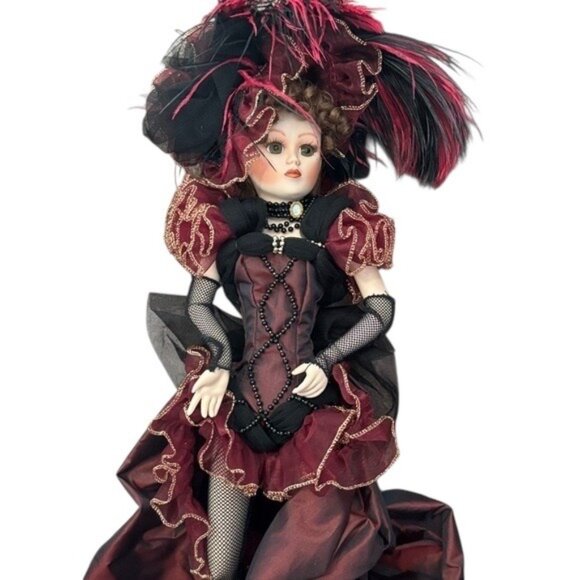 Franklin Mint My Darlin' Lil Heirloom Porcelain 19" Doll Maryse Nicole~Ltd Ed - Picture 1 of 6